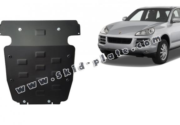 Steel skid plate for Porsche Cayenne