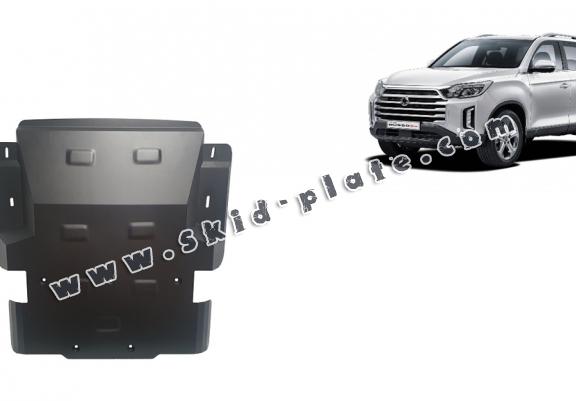 Steel skid plate for Ssangyong Musso Grand