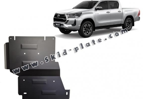 Steel differential skid plate for Toyota Hilux Invincible