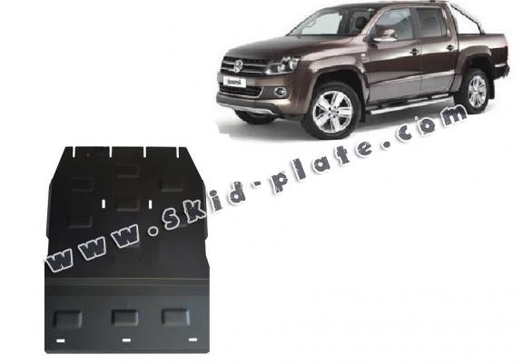 Steel gearbox and differential skid plate for Volkswagen Amarok -  V6 automat