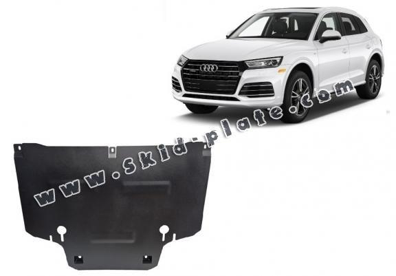 Steel gearbox skid plate for Audi Q5