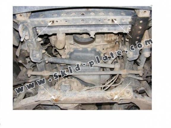 Steel skid plate for Toyota Hilux