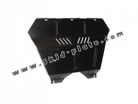 Steel skid plate for the protection of the engine and the gearbox for Fiat Scudo