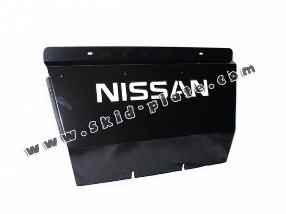 Steel radiator skid plate for Nissan Navara