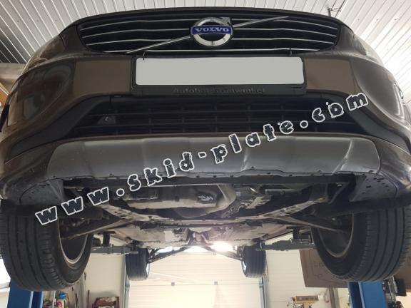 Steel skid plate for the protection of the engine and the gearbox for Volvo XC70