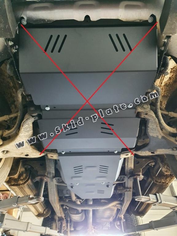 Steel gearbox  skid plate for Mitsubishi L 200