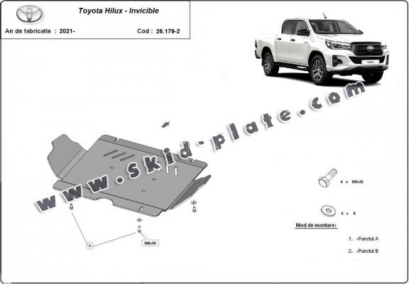 Aluminum skid plate for Toyota Hilux Invincible