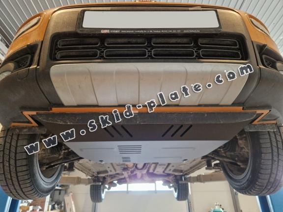 Steel skid plate for Fiat Panda 4x2