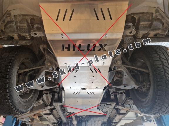 Aluminum gearbox skid plate for Toyota Hilux Revo