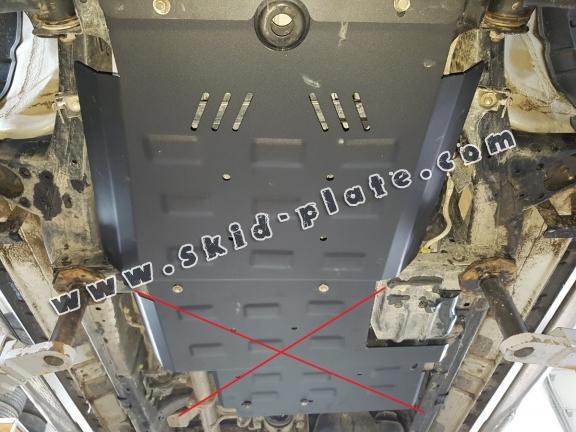 Steel gearbox skid plate for Toyota Hilux Invincible