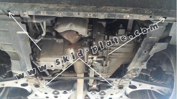 Steel skid plate for Opel Combo