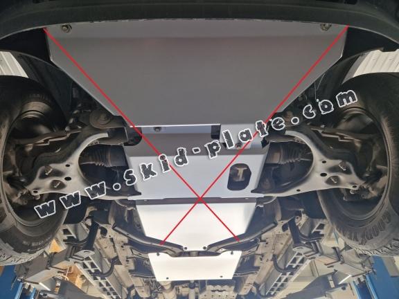 Steel transfer case skid plate for Volkswagen Amarok