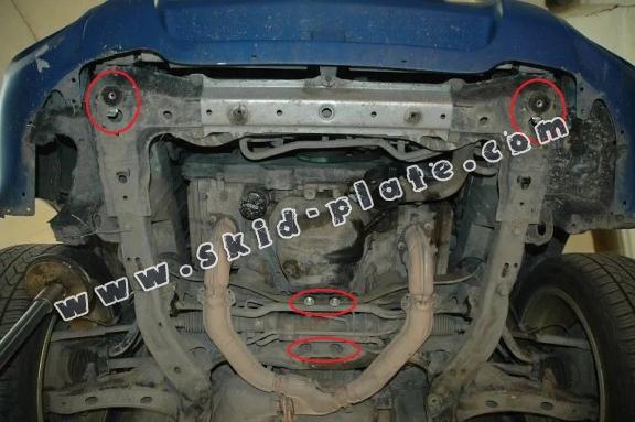 Steel skid plate for Subaru Forester 2