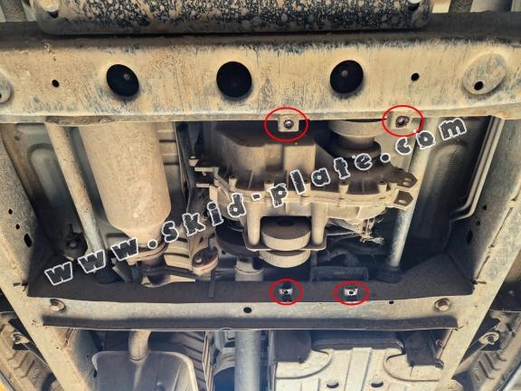 Steel reductor skid plate Hyundai Terracan