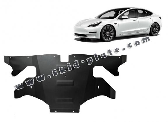 Rear electric motor skid plate for Tesla Model Y AWD