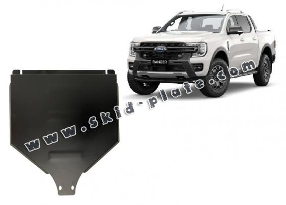 Steel manual gearbox skid plate Ford Ranger