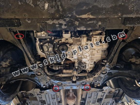 Steel skid plate for Renault Captur