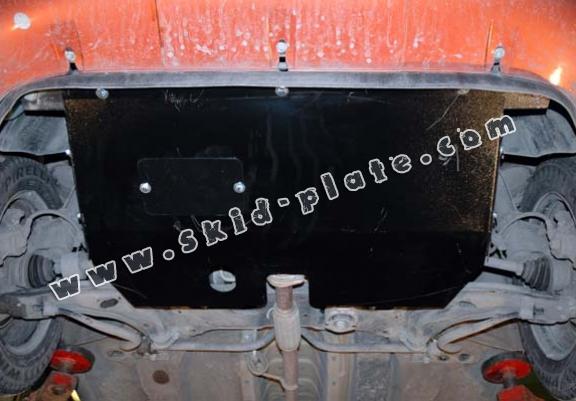 Steel skid plate for the protection of the engine and the gearbox for Fiat Doblo