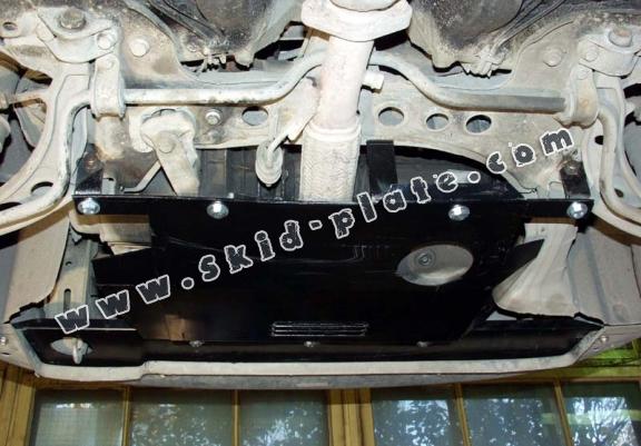 Steel skid plate for the protection of the engine, gearbox and differential for Fiat Idea