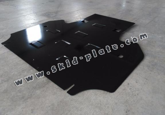 Steel gearbox skid plate for Audi A6