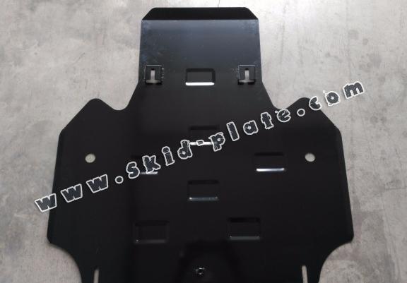 Steel gearbox skid plate for Audi A6