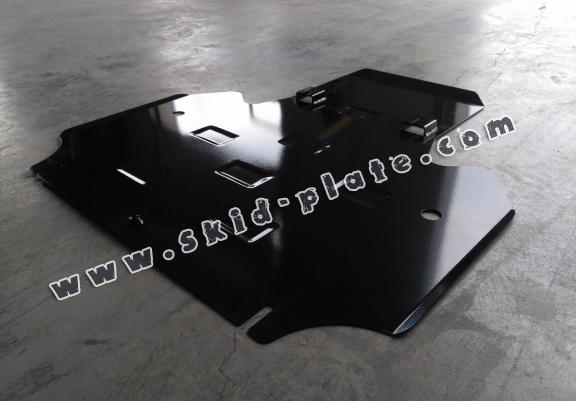 Steel gearbox skid plate for Audi A7