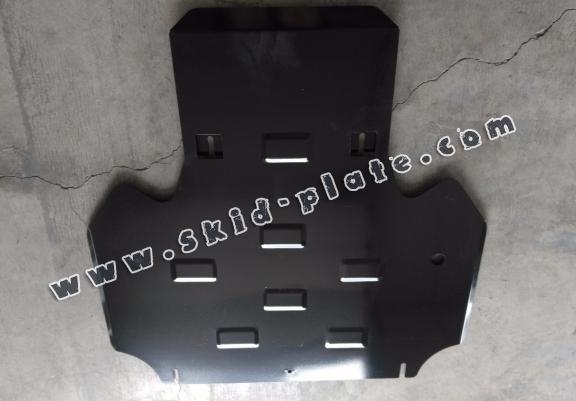 Steel gearbox skid plate for Audi A6