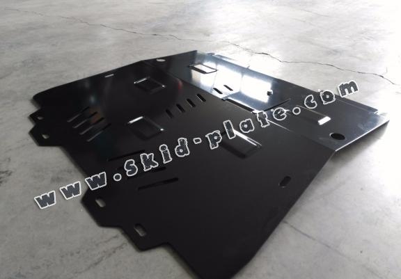 Steel skid plate for Opel Astra J Sedan