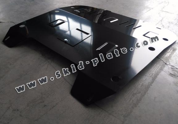 Steel skid plate for Opel Vectra C