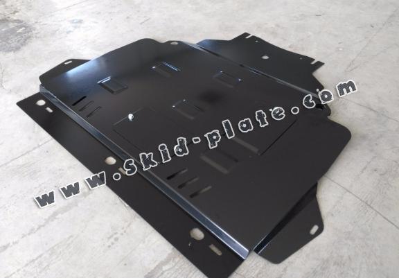 Steel skid plate for Volvo V50