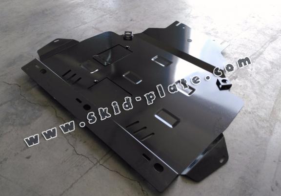 Steel skid plate for Volvo C30