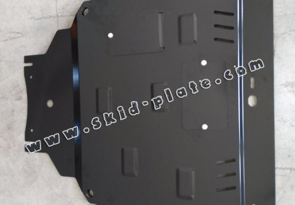 Steel skid plate for Volvo S40