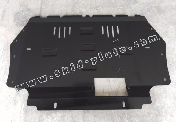 Steel skid plate for VW Jetta