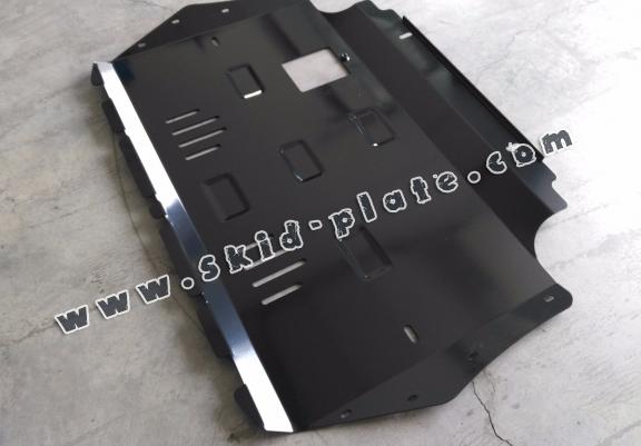 Steel skid plate for VW Caddy