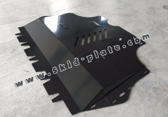 Steel skid plate for VW Caddy