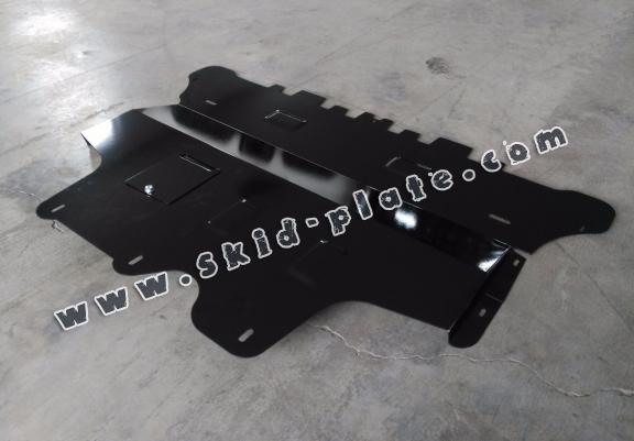 Steel skid plate for the protection of the engine and the gearbox for Skoda Octavia 3 - manual gearbox