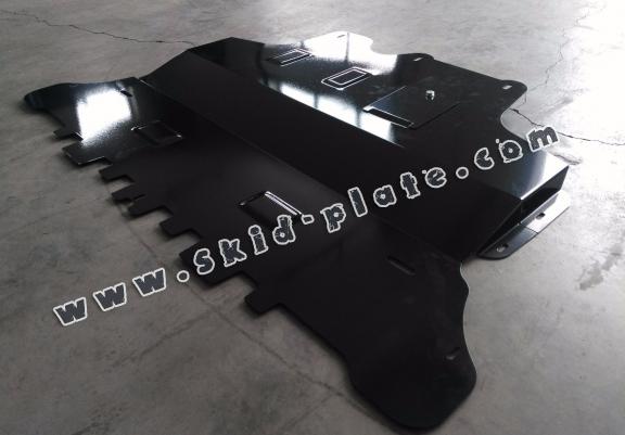 Steel skid plate for the protection of the engine and the gearbox for Skoda Octavia 3 - manual gearbox