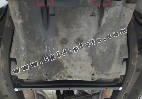 Steel gearbox skid plate for Mercedes ML W163