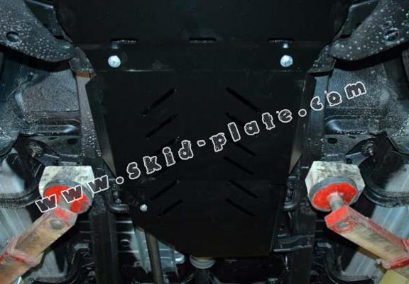 Steel skid plate for the protection of the engine and the radiator for Mitsubishi Pajero Sport 2