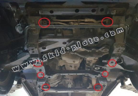 Steel skid plate for Daihatsu Terios