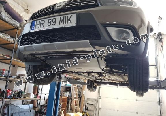 Steel skid plate for Dacia Logan 2