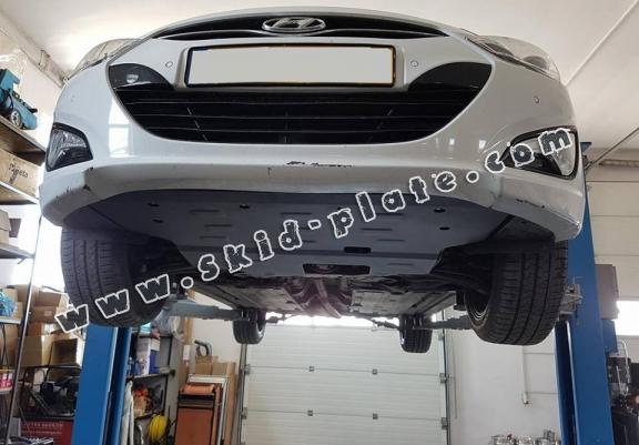 Steel skid plate for the protection of the engine and the gearbox for Hyundai i40