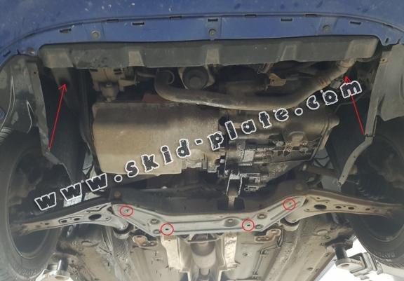 Steel skid plate for Skoda Spaceback