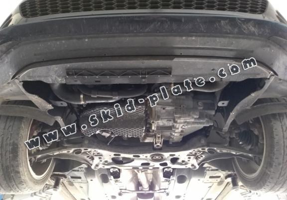 Steel skid plate for the protection of the engine and the gearbox for VW Golf 7 - automatic gearbox