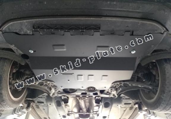 Steel skid plate for the protection of the engine and the gearbox for VW Golf 7 - automatic gearbox