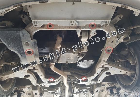 Steel skid plate for Opel Zafira