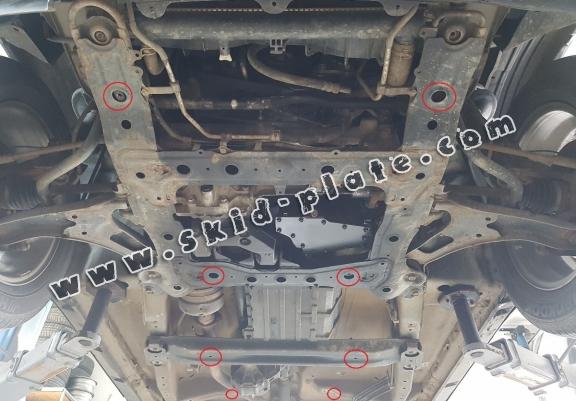 Steel skid plate for Suzuki Grand Vitara 2