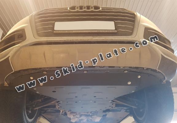 Steel skid plate for Audi Q8