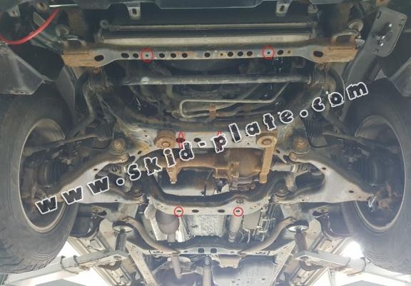 Steel skid plate for Toyota Land Cruiser J120