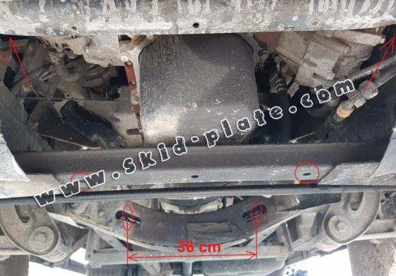 Steel skid plate for Iveco Daily 4